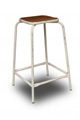 Bistro-Hocker 65 weiß 
