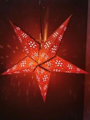 Papierstern 5 Zack Brownie 