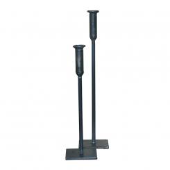 Eisen-Kerzenständer 2er-Set 