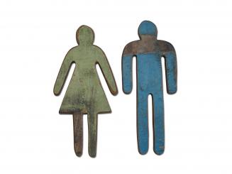 Holzzeichen Männlein-Weiblein