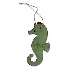 Holzzeichen Seepferdchen