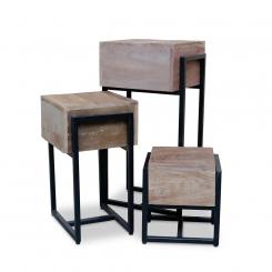 Selette Cube 3er Set 