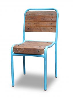 Bistro-Stuhl blau 