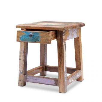 Hocker mit Schublade 
